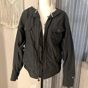 Nike Black Jacket with Sherpa Lining
